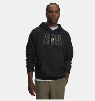 Erkek UA Rival Fleece Camo Kapüşonlu Sweatshirt