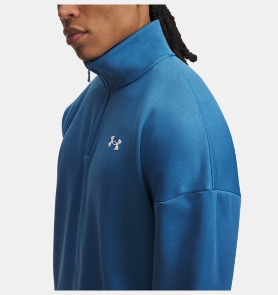 Mavi Erkek UA Armour Fleece 1/4 Zip Sweatshirt