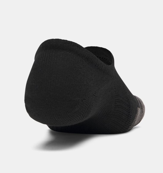 Siyah Unisex UA Perf Tech 3'lü Çorap