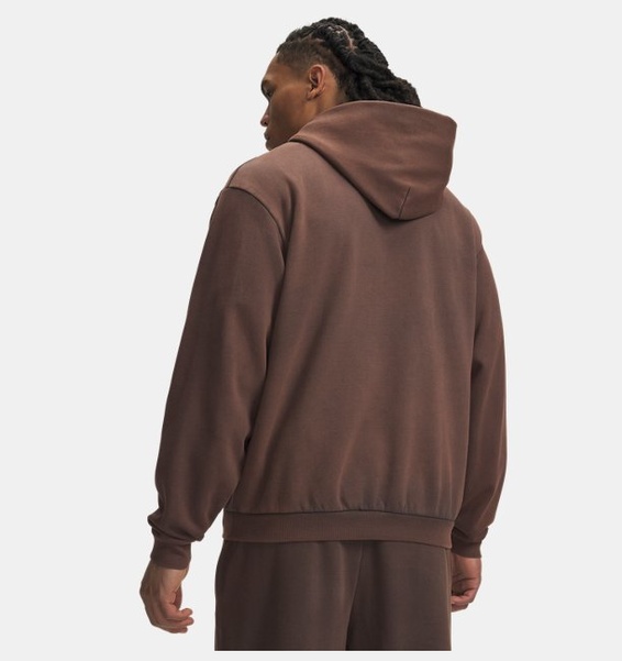 Kahverengi Erkek UA Icon Fleece Washed Hd Sweatshirt
