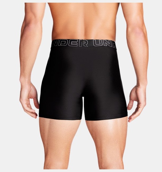 Siyah Erkek UA Performance Tech 6" 3'lü Boxer