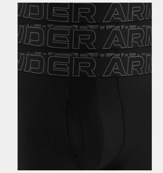 Siyah Erkek UA Performance Tech 6" 3'lü Boxer