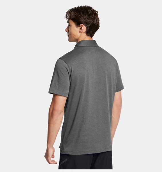 Gri Erkek UA Icon Polo T-shirt