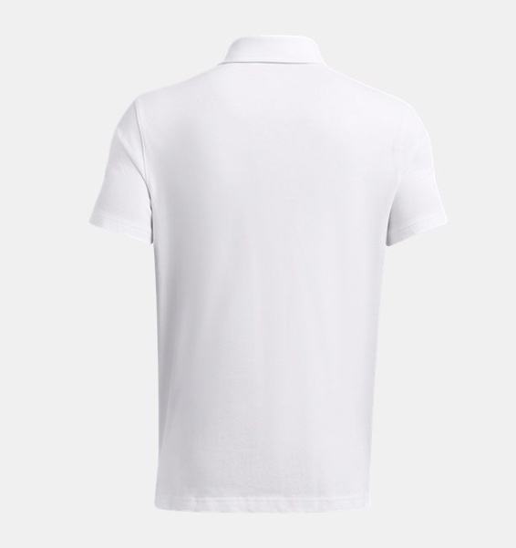 Beyaz Erkek UA Icon Polo T-shirt
