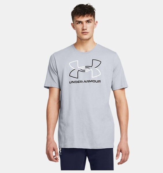 Gri Erkek UA GL Foundation Update Kısa Kollu T-shirt