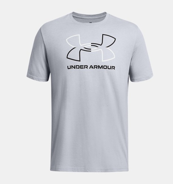 Gri Erkek UA GL Foundation Update Kısa Kollu T-shirt
