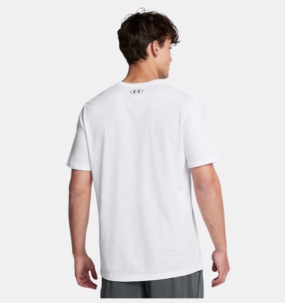 Beyaz Erkek UA Boxed Sports Updated Kısa Kollu T-shirt