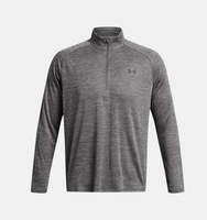 Erkek UA Tech Textured 1/2 Fermuarlı Uzun Kollu T-shirt