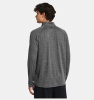 Erkek UA Tech Textured 1/2 Fermuarlı Uzun Kollu T-shirt