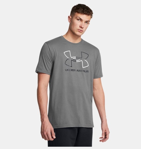 Gri Erkek UA GL Foundation Update Kısa Kollu T-shirt