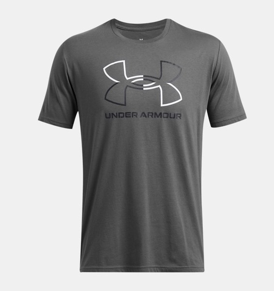 Gri Erkek UA GL Foundation Update Kısa Kollu T-shirt