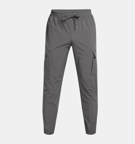 Gri Erkek UA Vibe Dokuma Cargo Pantolon
