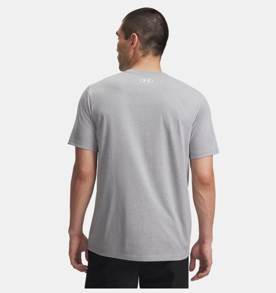 Gri Erkek UA Sportstyle Logo Update Kısa Kollu T-shirt