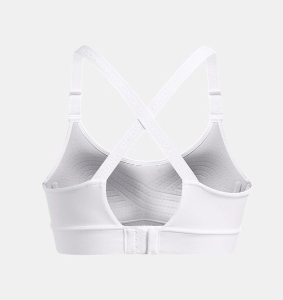 Beyaz Kadın UA Infinity Mid 2.0 Spor Sütyeni