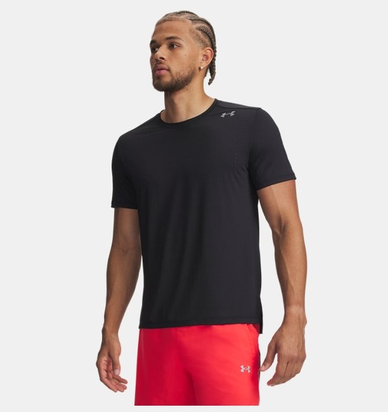 Siyah Erkek UA Velociti Pro Kısa Kollu T-Shirt
