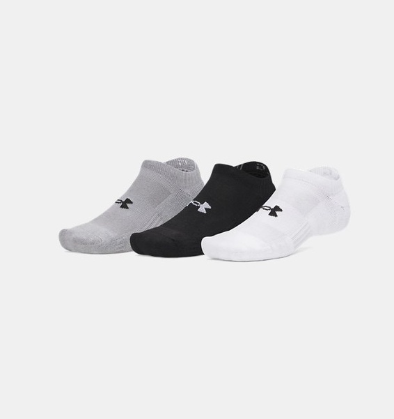Beyaz Unisex UA Performance Cotton 3'lü Çorap