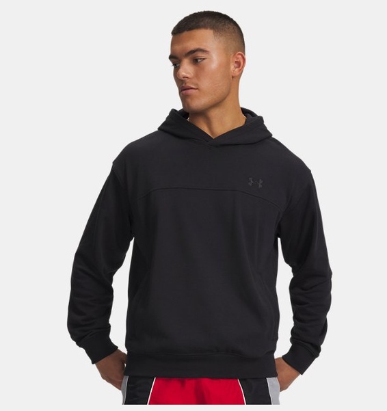 Siyah Erkek UA Rival Lightweight Kapüşonlu Sweatshirt