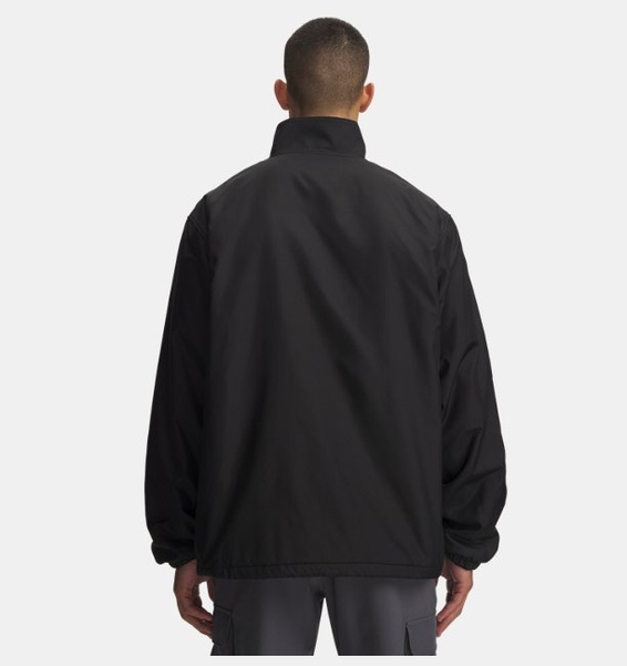 Siyah Erkek UA Icon Coldweather Yarım Fermuarlı Sweatshirt