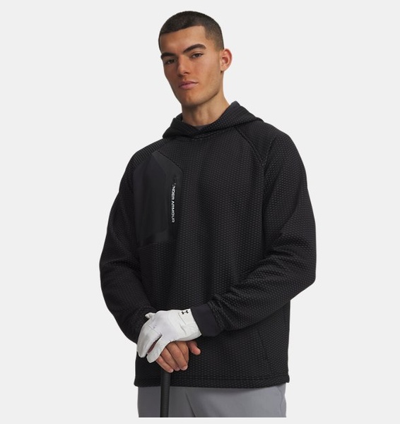 Siyah Erkek UA Drive Pro Hybrid Hd Sweatshirt