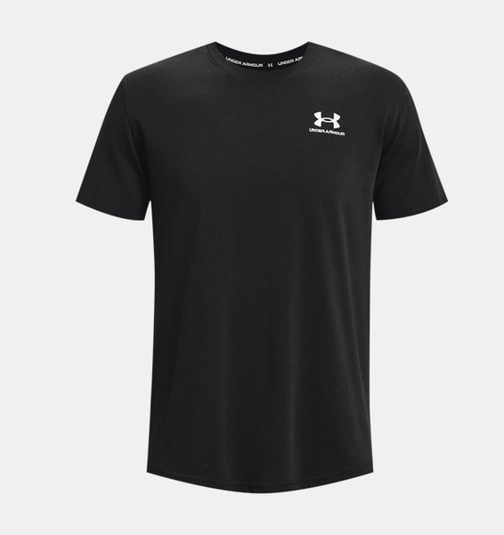Siyah Erkek UA LOGO EMB Heavyweight Kısa Kollu T-shirt
