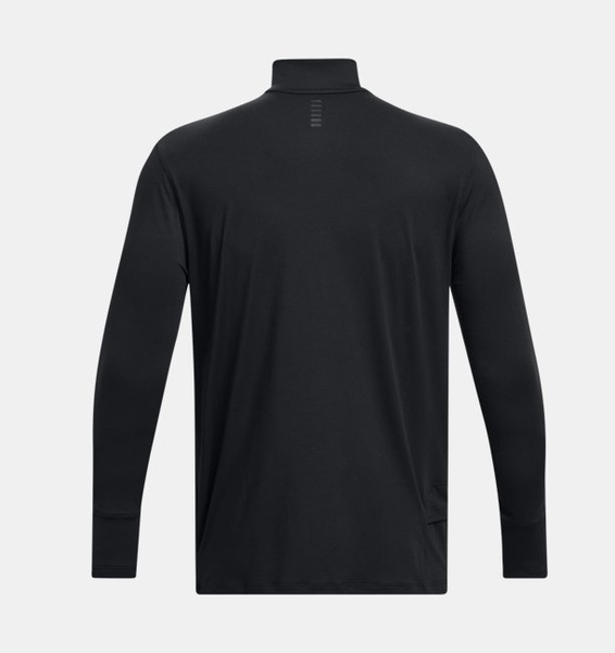 Siyah Erkek UA Lauch Pro 1/4 Fermuarlı Uzun Kollu T-shirt