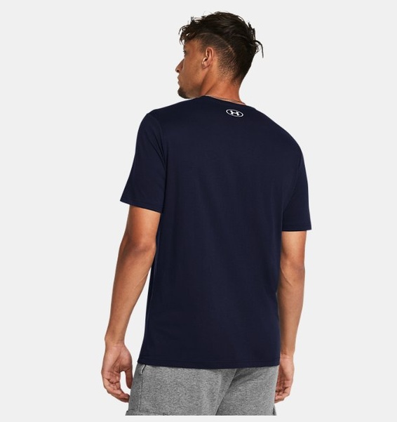 Mavi Erkek UA Sportstyle Logo Update Kısa Kollu T-shirt