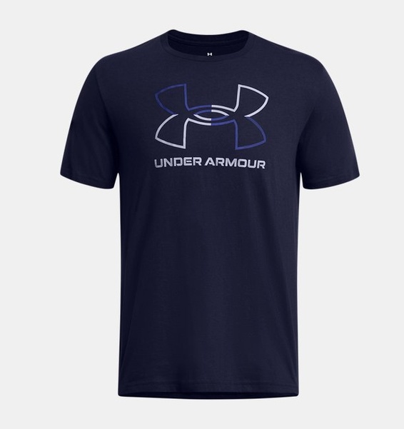 Mavi Erkek UA GL Foundation Update Kısa Kollu T-shirt