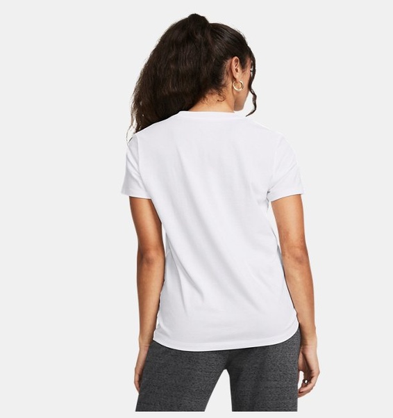 Beyaz Kadın Campus Core Kısa Kollu T-shirt