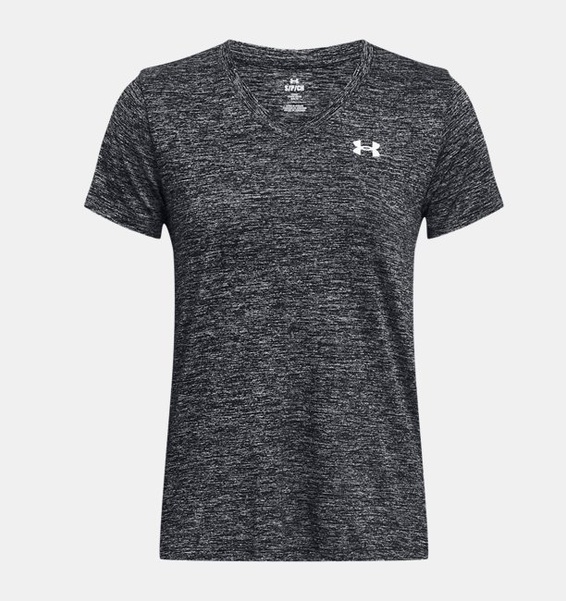 Siyah Kadın Tech Twist Kısa Kollu T-shirt