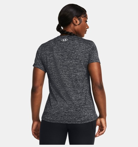 Siyah Kadın Tech Twist Kısa Kollu T-shirt