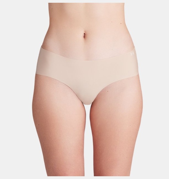 Kırmızı Kadın UA Pure Stretch İz Yapmayan 3'lü Tanga
