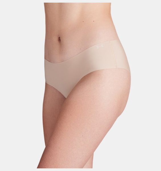 Kırmızı Kadın UA Pure Stretch İz Yapmayan 3'lü Tanga