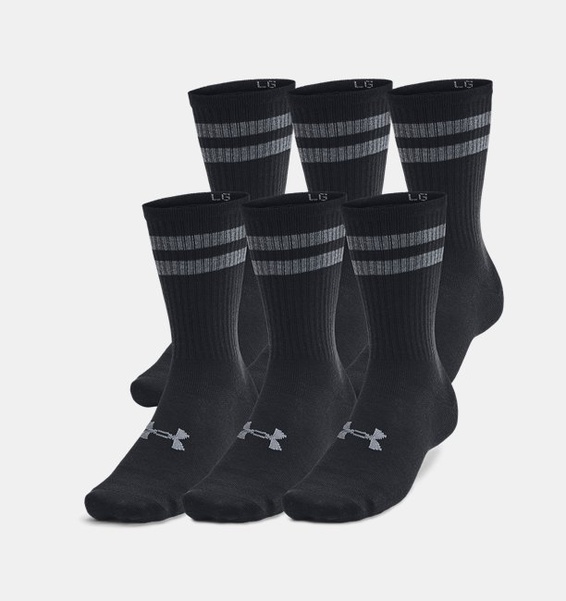 Beyaz Unisex UA Essential 6'lı Crew Çorap