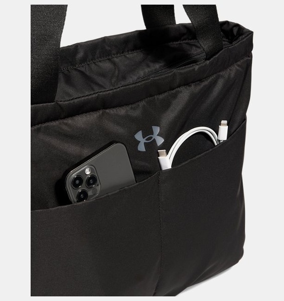 Siyah Kadın UA Studio Lite Tote Spor Çanta