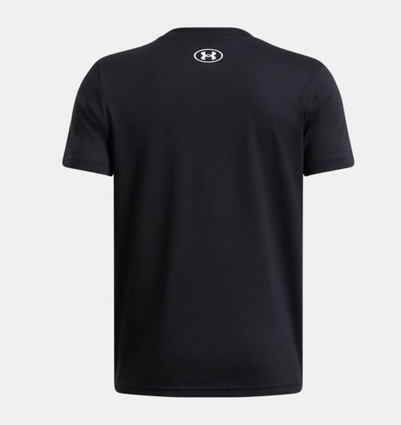 Siyah Erkek Çocuk UA Logo Wordmark T-shirt