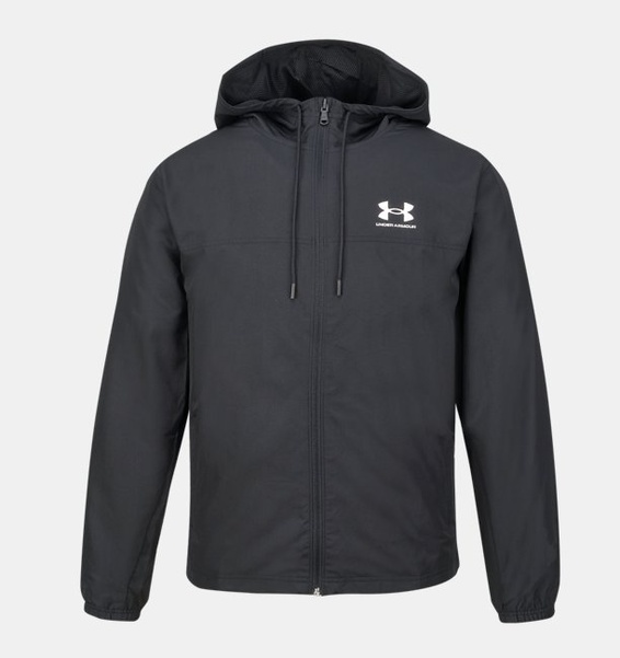 Siyah Erkek UA Rival Woven Rüzgarlık
