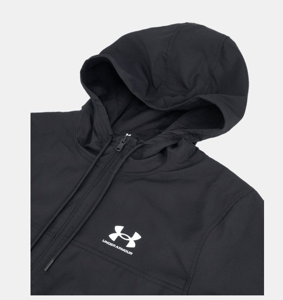 Siyah Erkek UA Rival Woven Rüzgarlık