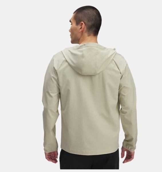 Kahverengi Erkek UA Stretch Woven Rüzgarlık
