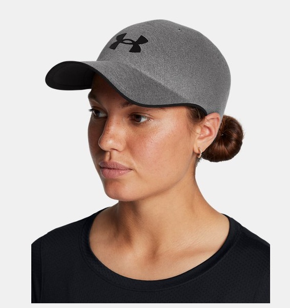 Gri Unisex UA Stealthform Ayarlanabilir Şapka