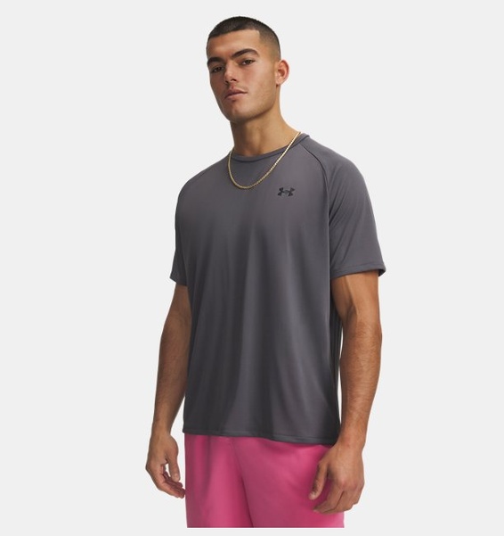 Gri Erkek UA Tech 2.0 Kısa Kollu T-shirt