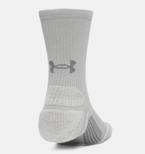 Gri Unisex UA Perf Tech Pro Crew 3'lü Çorap