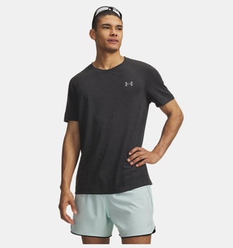 Erkek UA Wool Run Kısa Kollu T-shirt