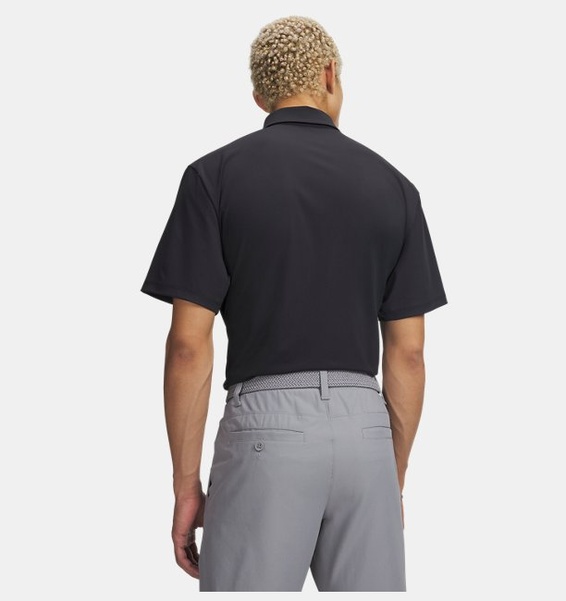 Siyah Erkek UA Drive Chill Polo T-shirt