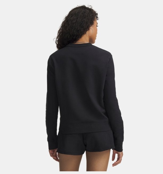 Siyah Kadın UA Sport Terry Crew Sweatshirt