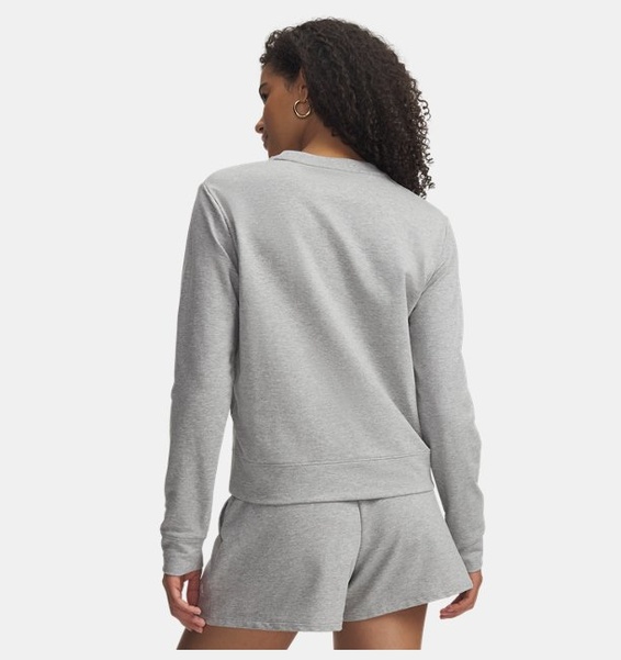 Gri Kadın UA Sport Terry Crew Sweatshirt