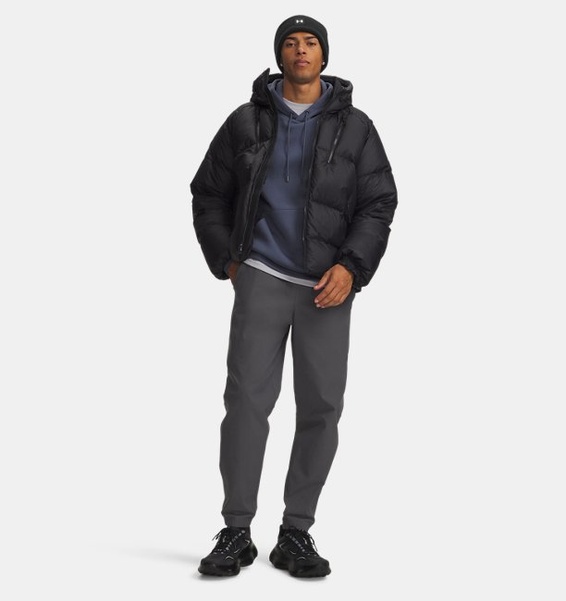 Siyah Erkek UA Limitless Utility Puffer Mont
