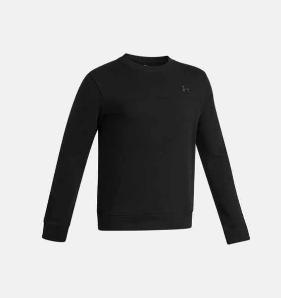 Siyah Erkek Çocuk UA Rival Light Weight Crew Sweatshirt