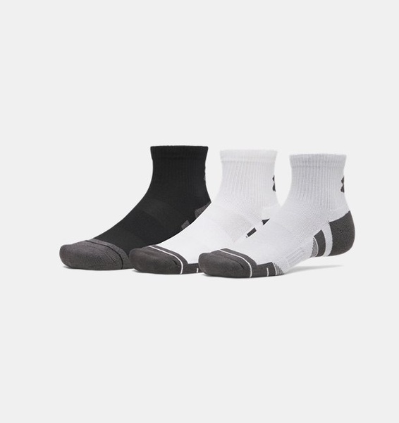 Gri Unisex UA Perf Tech 3'lü Çorap