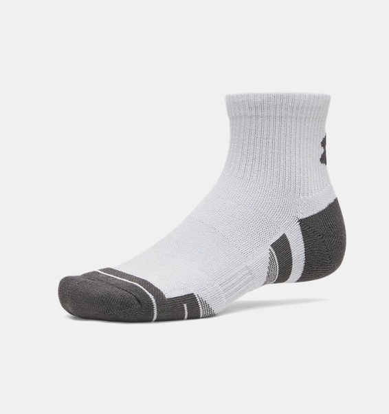 Gri Unisex UA Perf Tech 3'lü Çorap