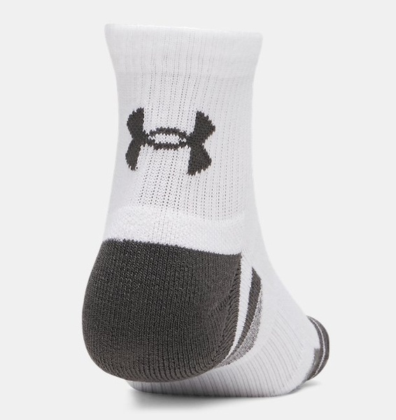 Beyaz Unisex UA Perf Tech 3'lü Çorap